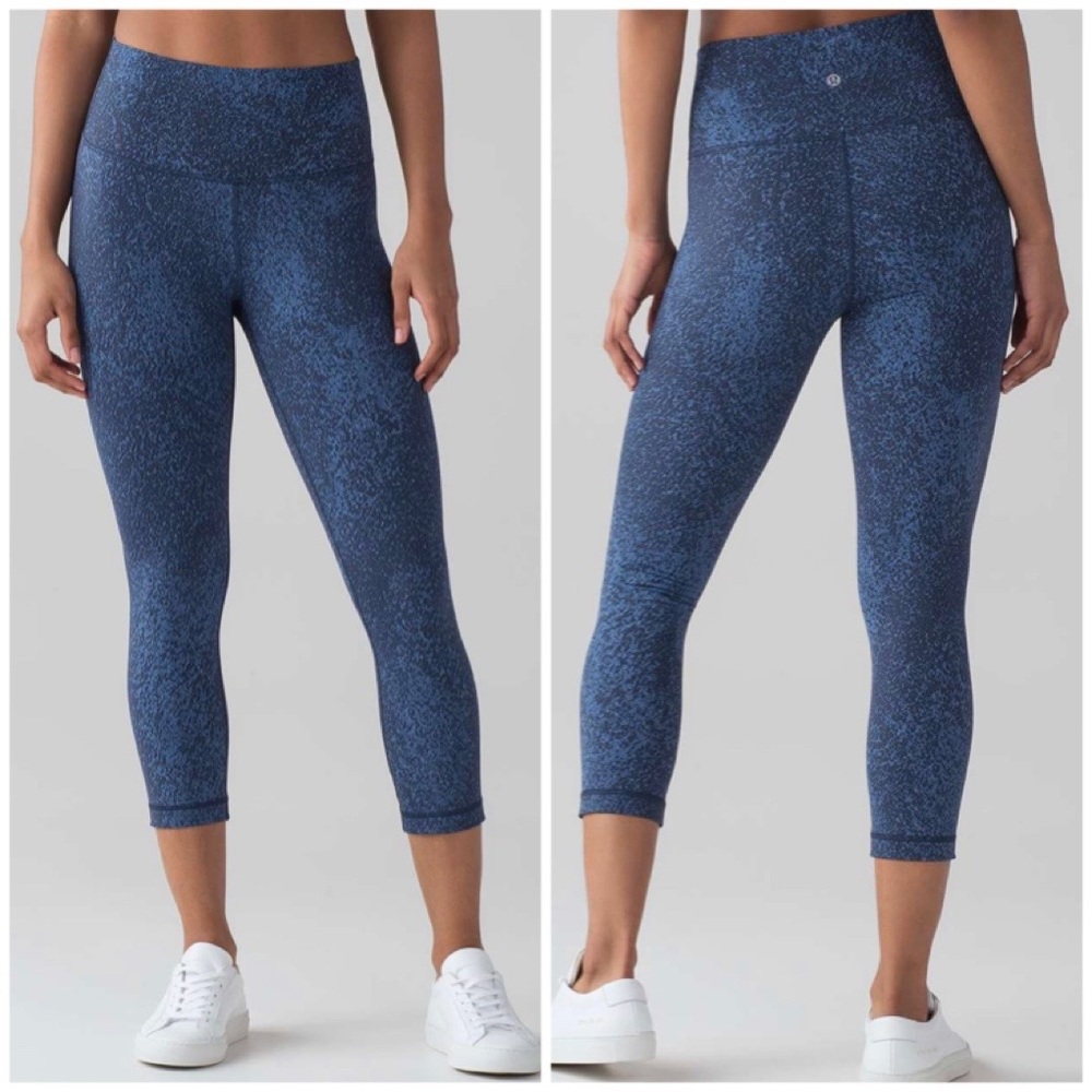 🍋 lululemon Wunder Under 21” HR sz 4